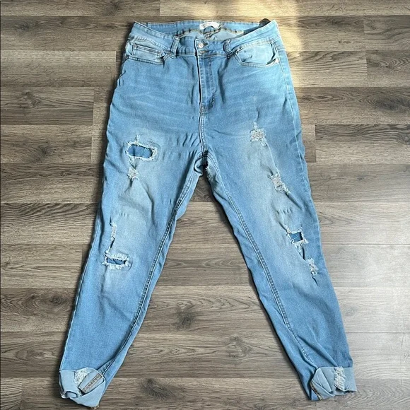 NWOT NOBO JEAN HAUL 6PC Light Blue Straight Leg Jeans and Shorts - Picture 10 of 15
